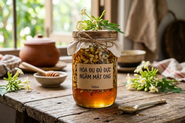 Tác dụng của hoa đu đủ đực ngâm mật ong - 06 công dụng đối với sức khỏe
